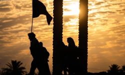 استمرار المشي من الحسين ورسالته الإنسانية الخالدة إلى كربلاء الموقف والسلام.